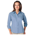 Picture of Ladies' 3/4 Sleeve Poplin Shirt