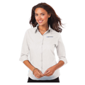 Picture of Ladies' 3/4 Sleeve Poplin Shirt