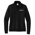 Picture of Nike Ladies Club Fleece Sleeve Swoosh 1/2 Zip