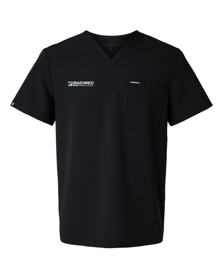 Picture of Jaanuu Mens Everyday 1-Pocket Scrub V-Neck Top