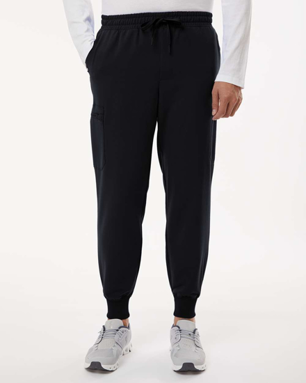 Picture of Jaanuu Mens 8-Pocket Scrub Joggers